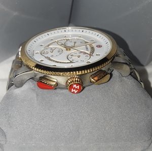 Michele Sport Sail two tone watch